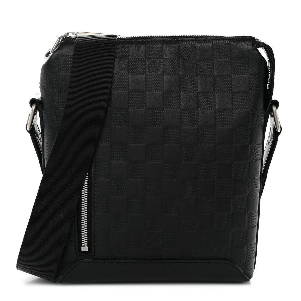Damier Infini Discovery Messenger BB Onyx