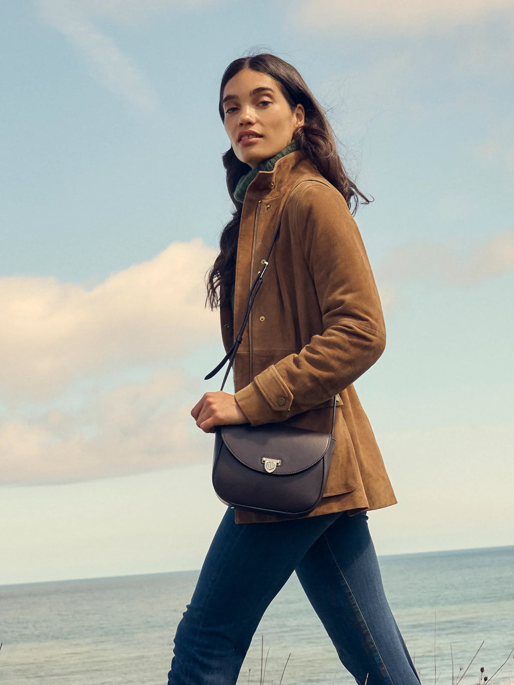 Blenheim Saddle Bag - Mahogany Leather
