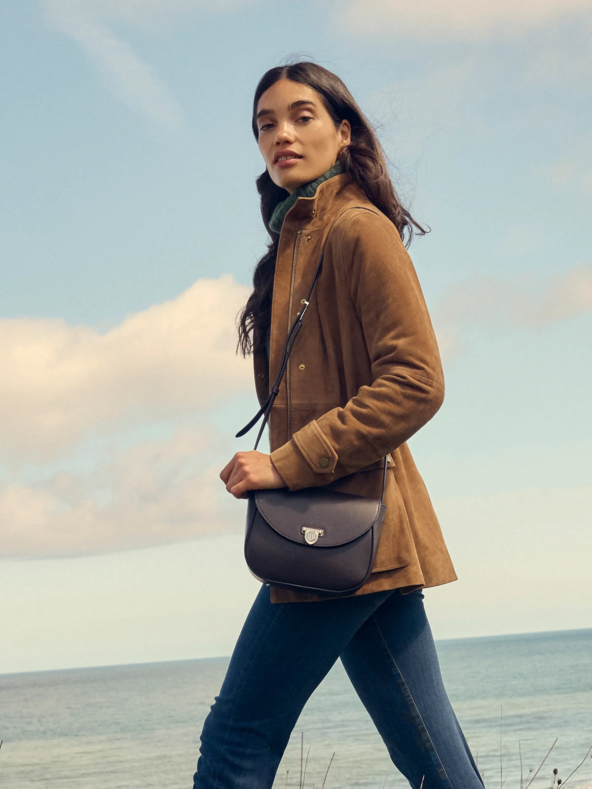 Blenheim Saddle Bag - Mahogany Leather