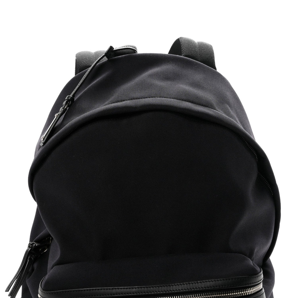 Canvas Logo City Backpack Black