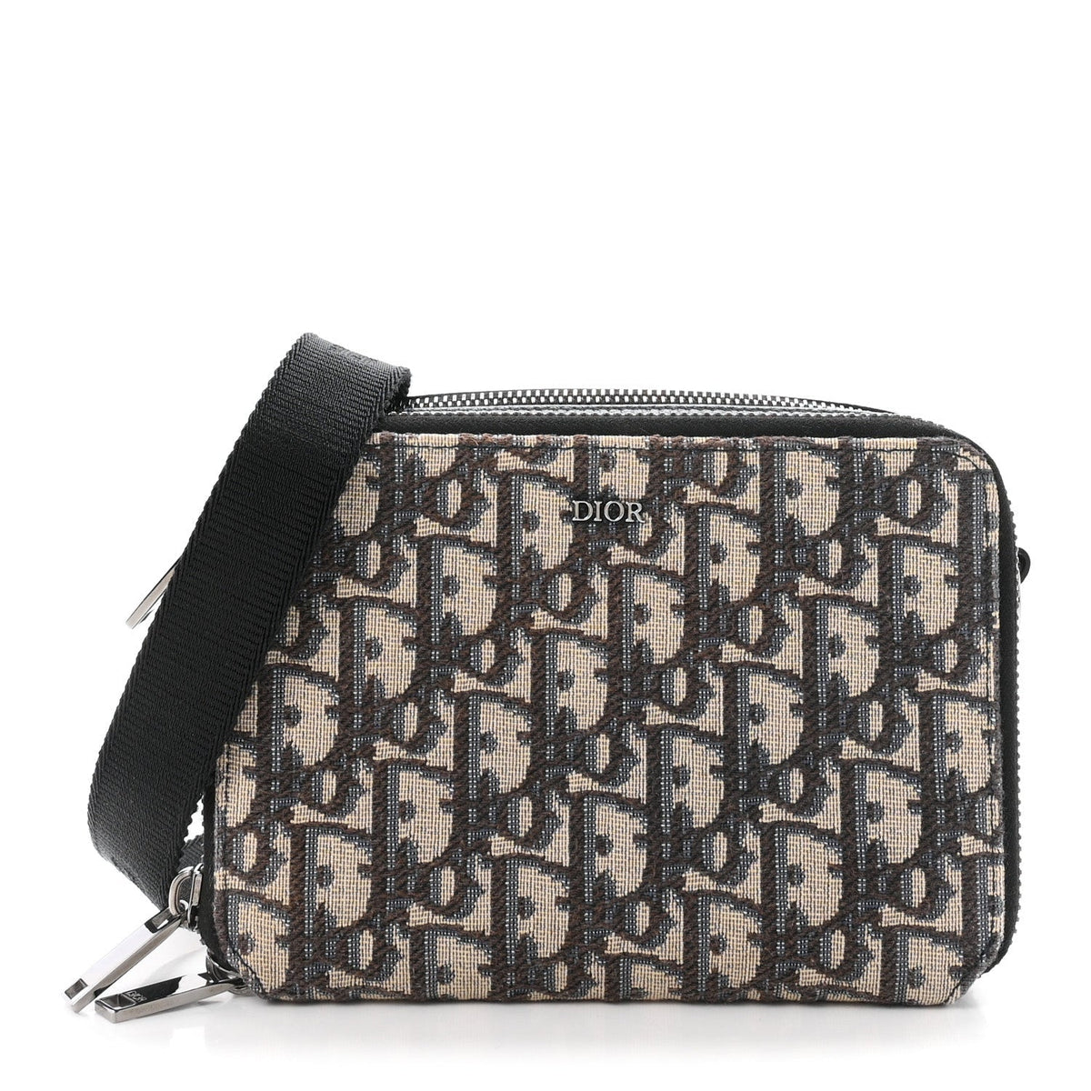 Oblique Messenger Pouch Black