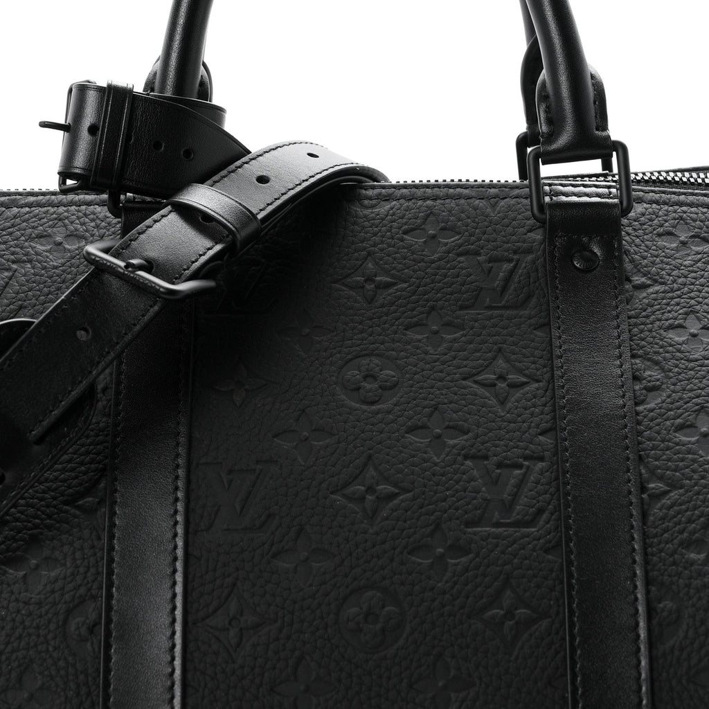 Taurillon Monogram Keepall Bandouliere 50 Black