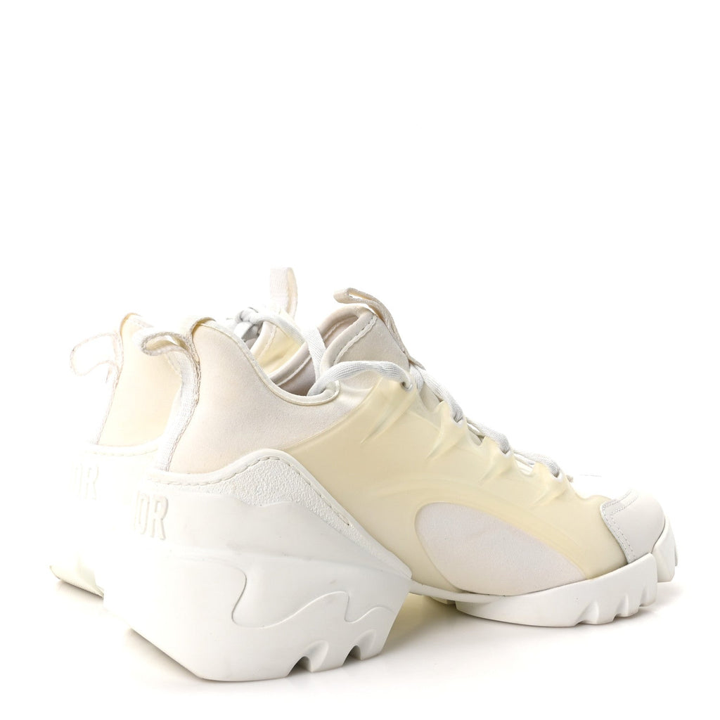 Technical Fabric Rubber Womens D-Connect Sneakers 37 White