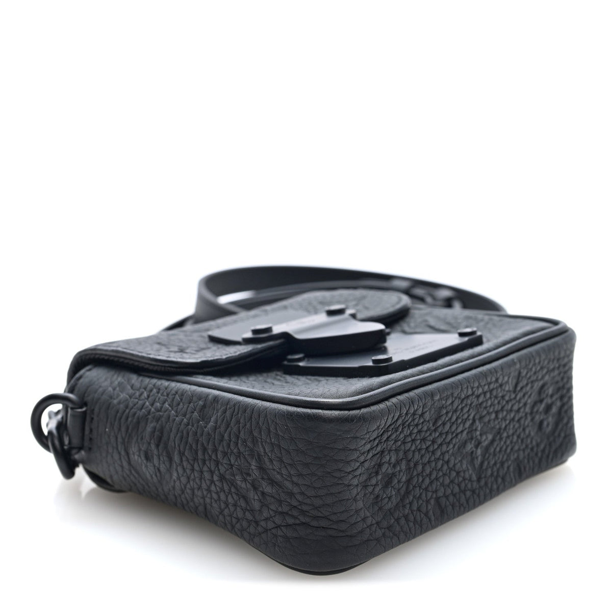 Taurillon Monogram Pico S Lock Ultra Black
