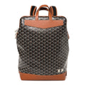 Goyardine Calfskin Cisalpin Backpack  Black Gold