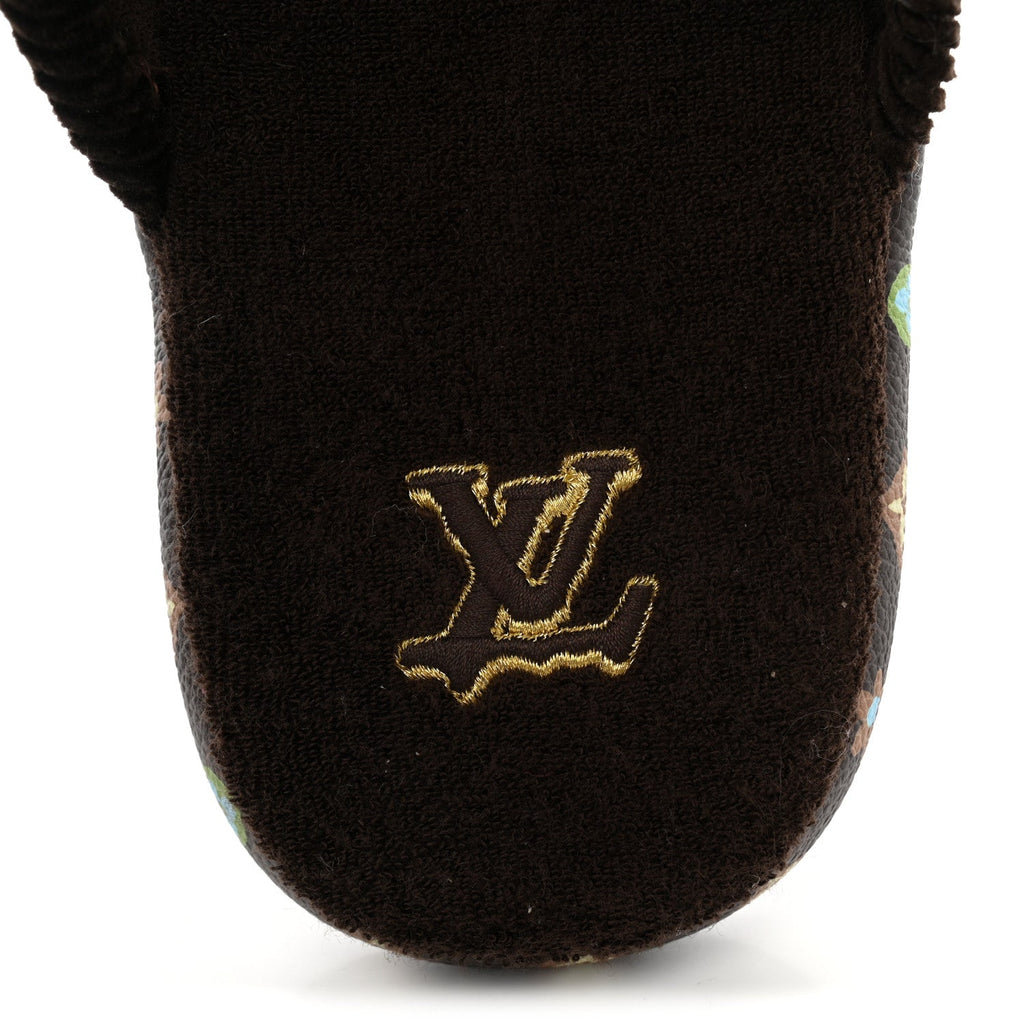 X TYLER THE CREATOR Monogram Craggy LV Palace Mens Slippers 9 Mocha