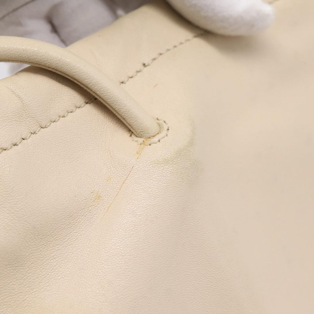 GUCCI Shoulder Bag Leather Ivory 001 4403 3444 Auth ep16149