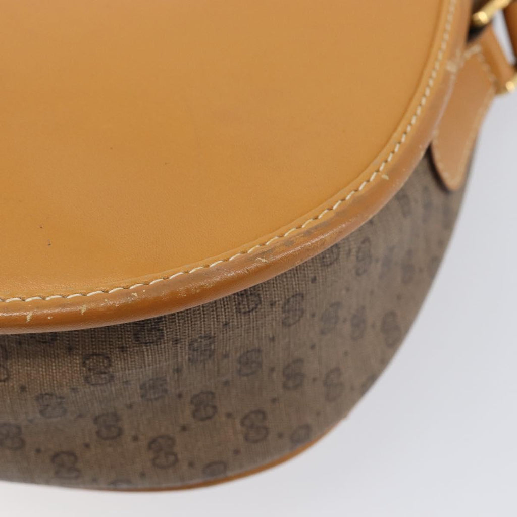 GUCCI Micro GG Supreme Shoulder Bag PVC Beige Gold 007 14 0074 Auth ep16337