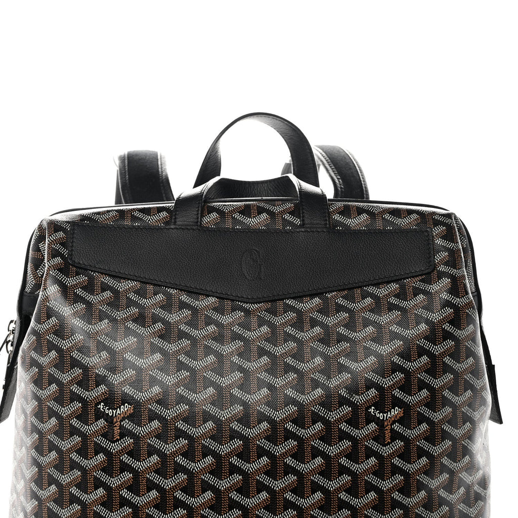 Goyardine Calfskin Cisalpin Backpack Black