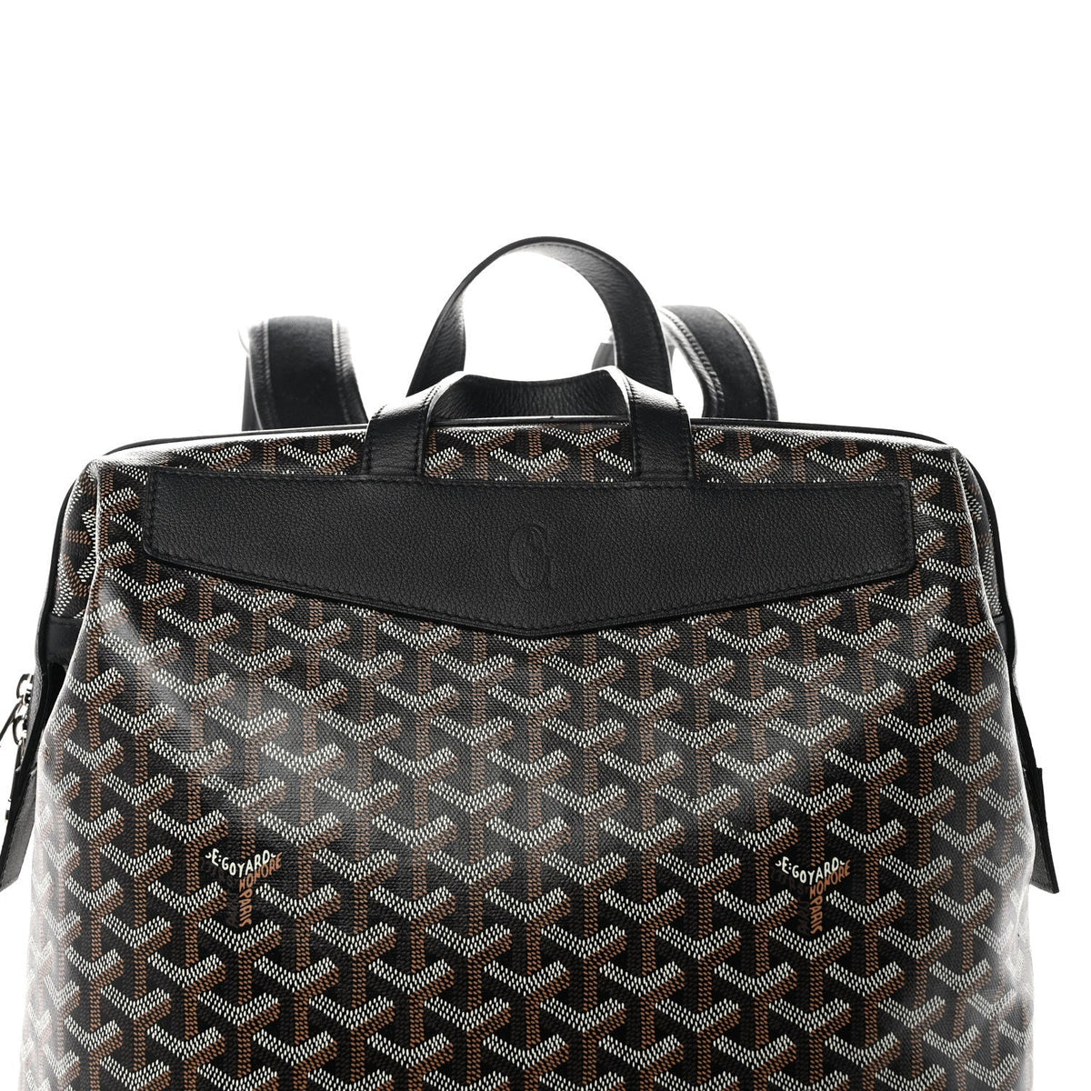 Goyardine Calfskin Cisalpin Backpack Black