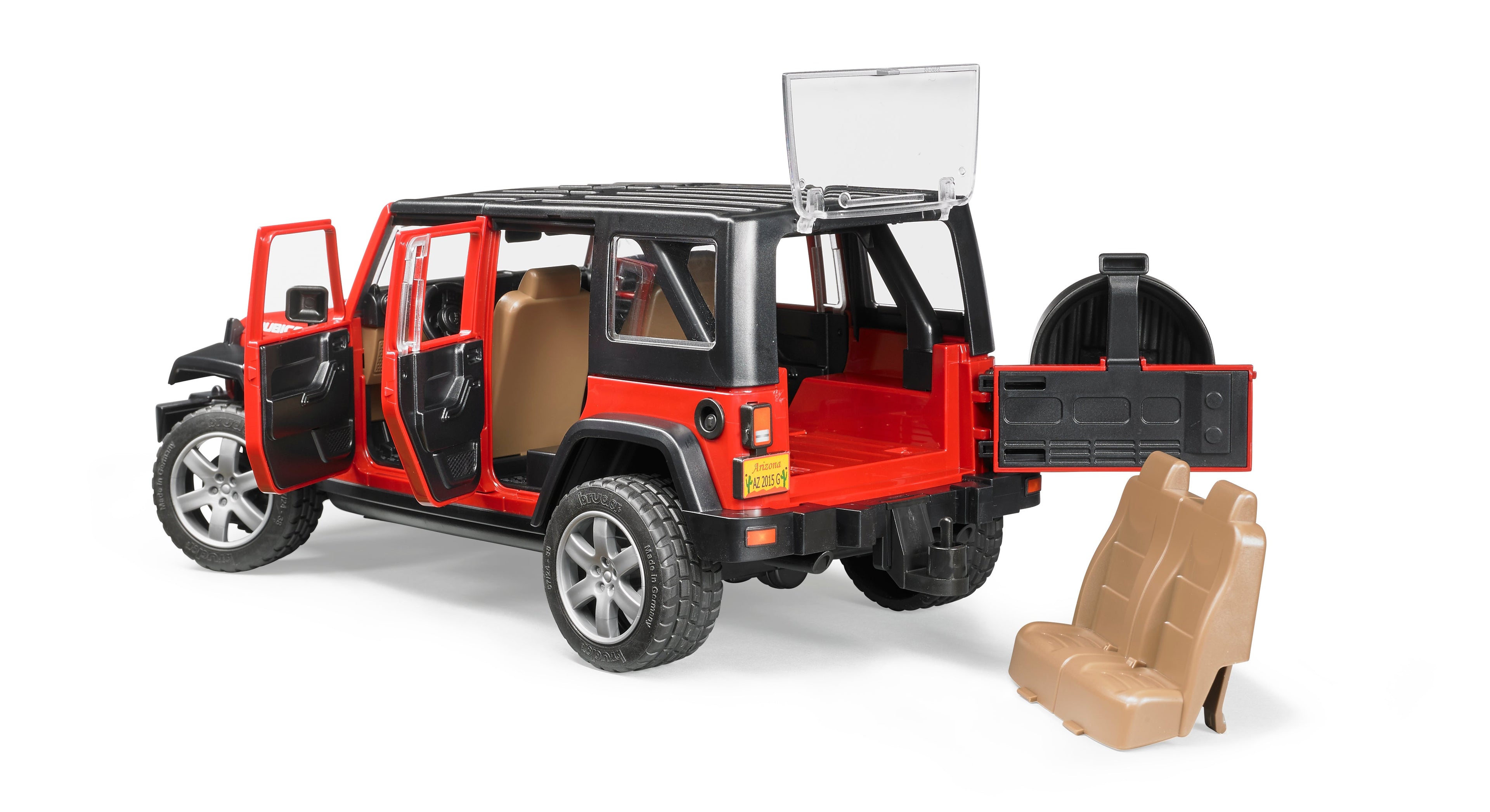 Bruder 02525 Jeep Wrangler Unlimited Rubicon 18.10.10