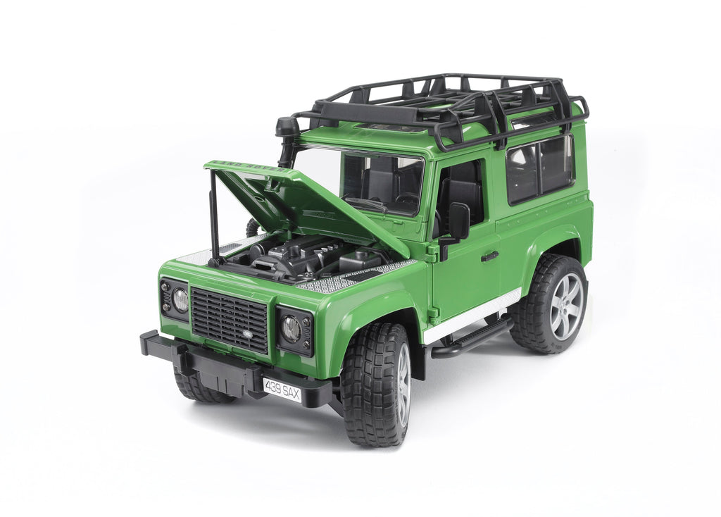 Bruder 02593 Land Rover Defender Station Wagon with Trailer, JCB Micro Excavator, Figure 26.10.10
