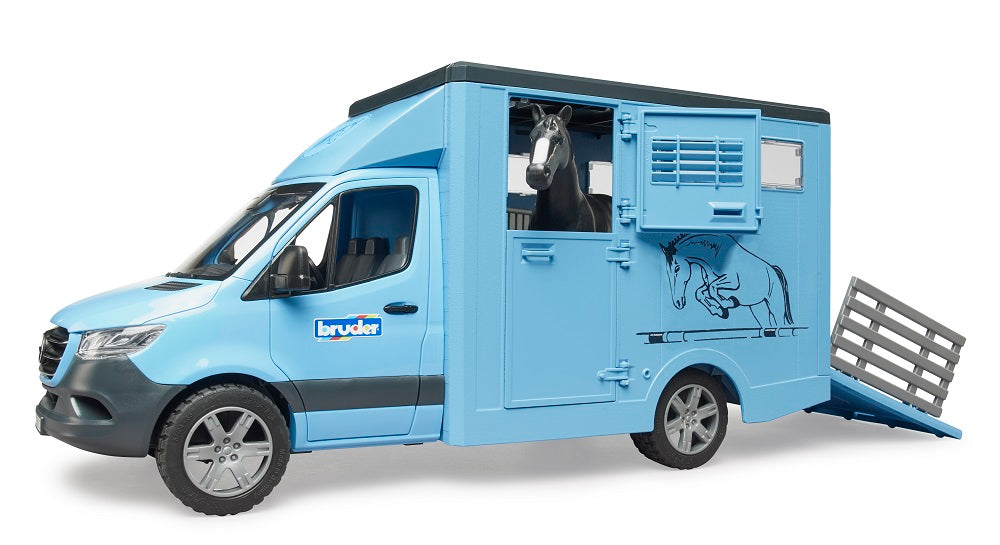 Bruder 02674 Mercedes-Benz Sprinter Animal Transporter with 1 Horse 20.12.8