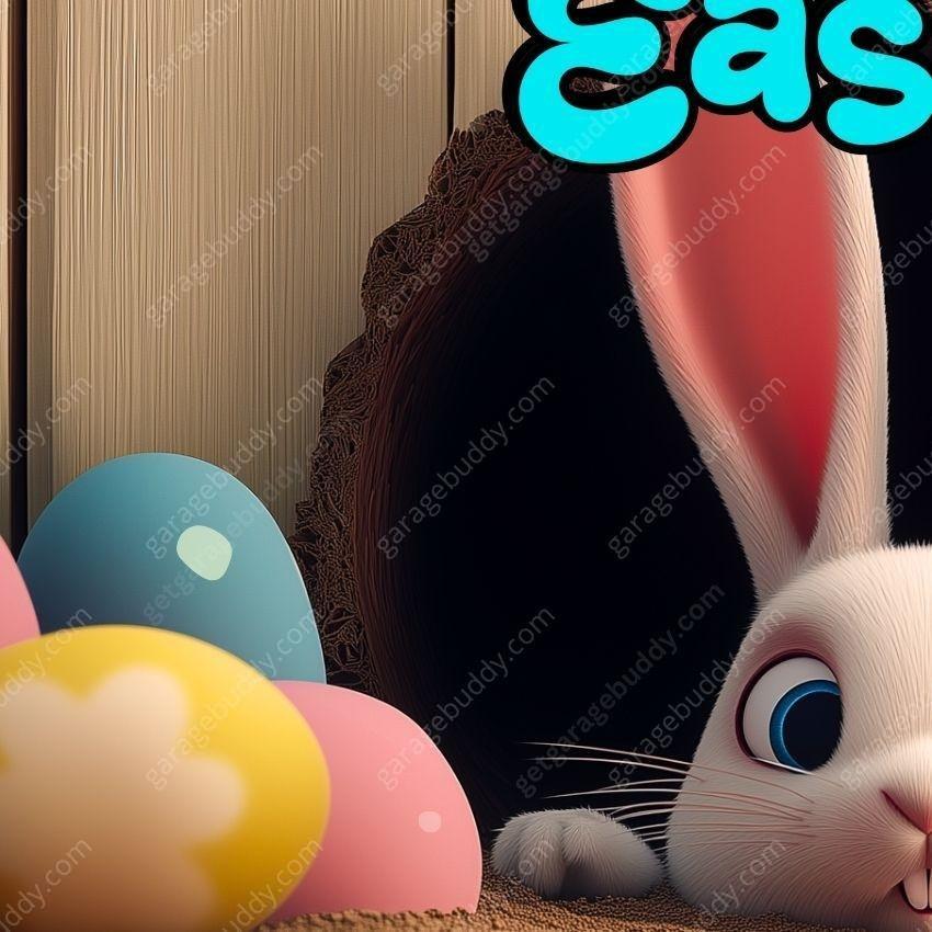 'Hoppy' Easter | Festive Garage Door Cover