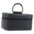 GUCCI Vanity Pouch Leather Black Silver 039 1705 0710 Auth hk4201