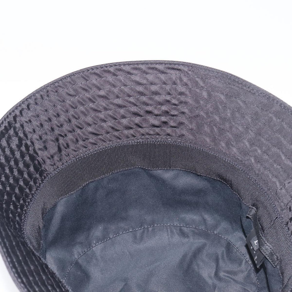 PRADA Bucket Hat Nylon L Black Auth hk4232V