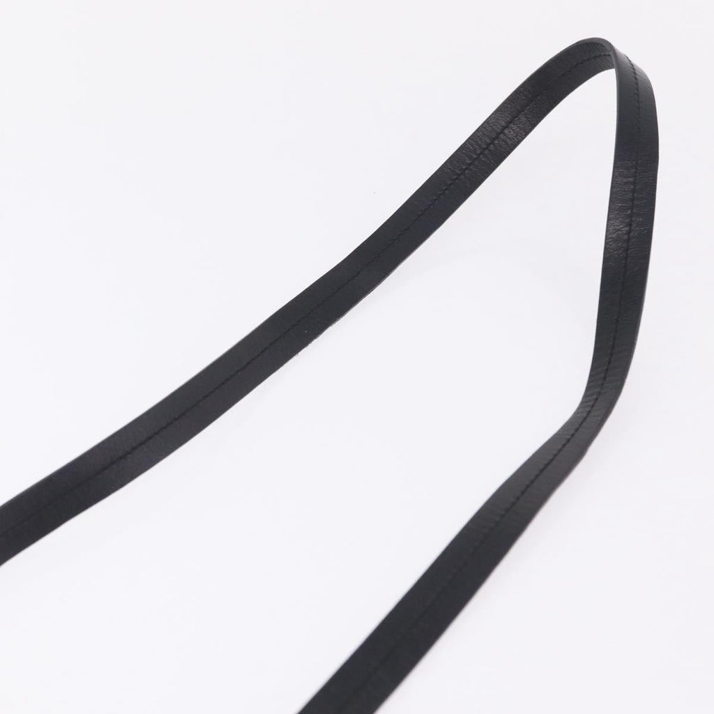 PRADA Shoulder Bag Nylon Black Silver Auth ka6507