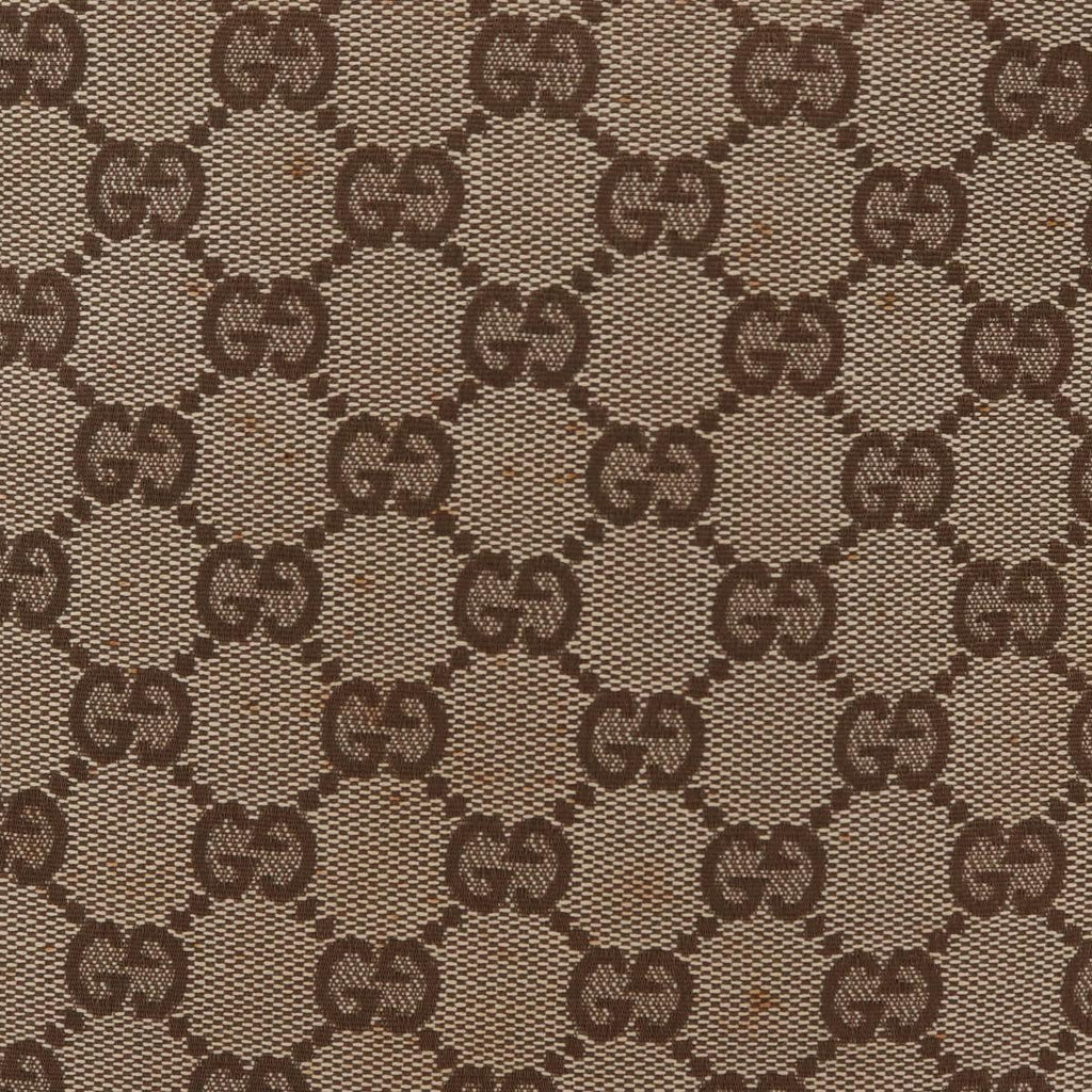 GUCCI GG Canvas Shoulder Bag Beige Gold 109106 Auth ka6563