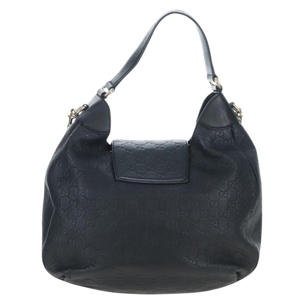 GUCCI GuccissimaGG Horsebit Chain Shoulder Bag Leather 2way 322226 Auth LN097V