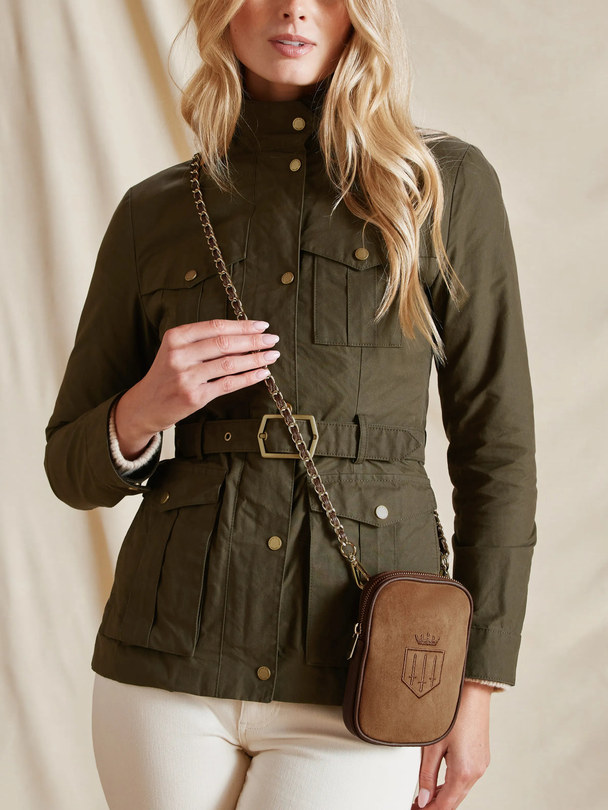 Mini Finsbury - Tan Suede