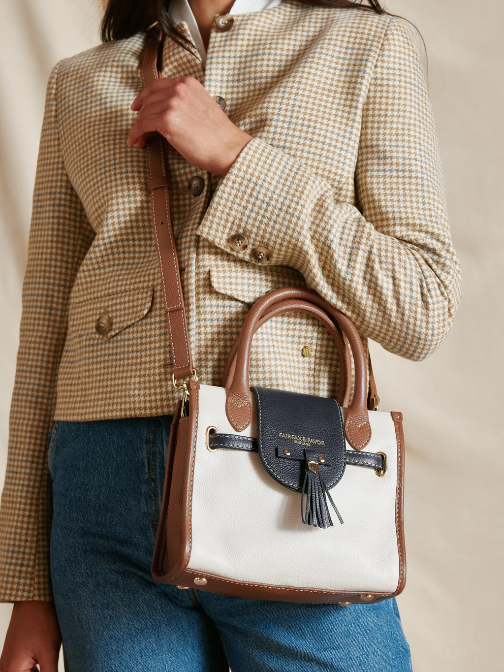 Mini Windsor Handbag - Tri-Colour