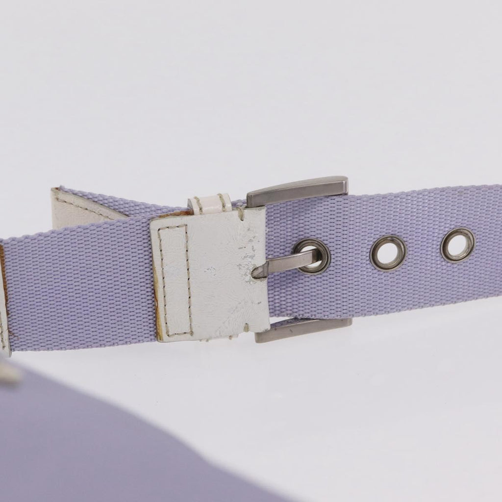 PRADA Shoulder Bag Nylon Purple Silver Auth mr2990