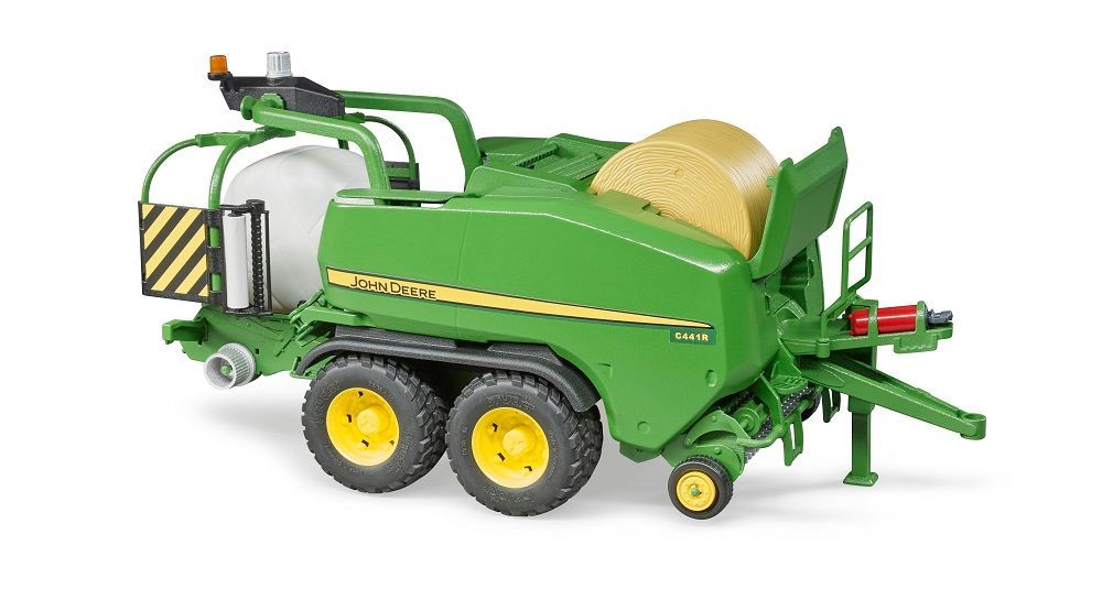 Bruder 09819 John Deere Round Bale Press Wrapping Combination C441R 18.10.10