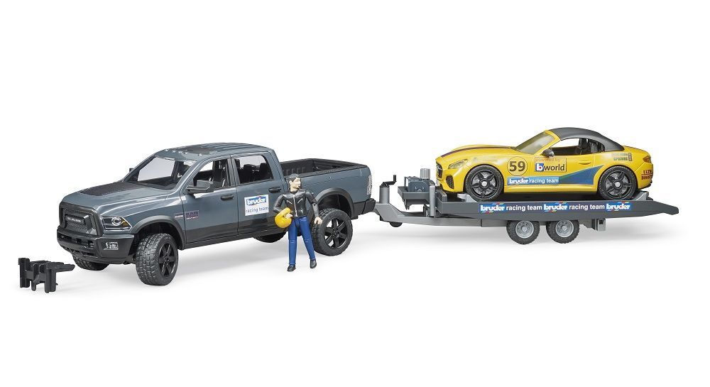 Bruder 02504 Ram 2500 Power Wagon and Roadster Racing Team 20.14.8