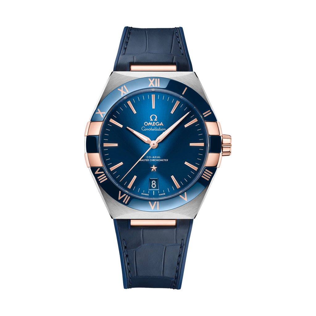 Constellation 41mm - Blue on Leather Strap