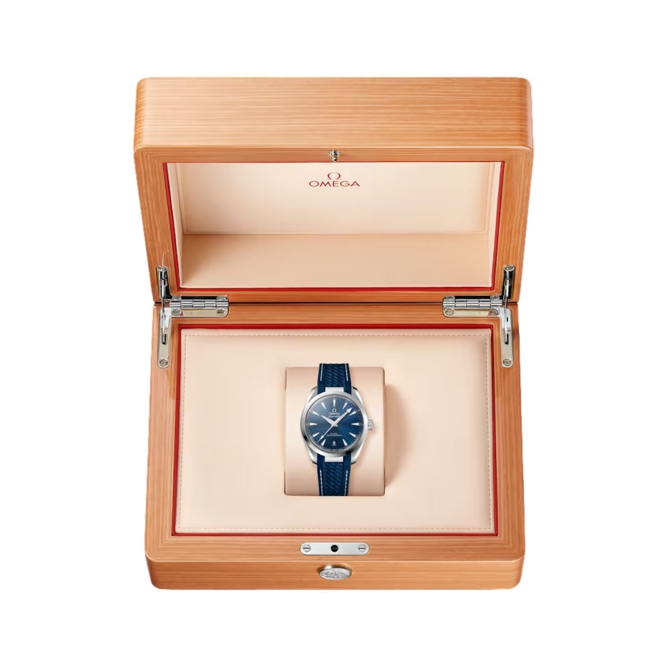 Seamaster Aqua Terra 150M 38mm - Blue on Rubber Strap