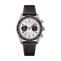 Speedmaster Chronoscope Chronograph 43mm - Silver on Leather Strap