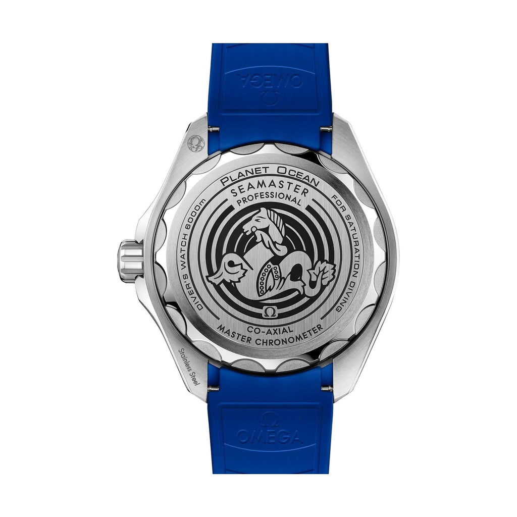 Seamaster Planet Ocean Ultra Deep 6000M 45.5mm - White on Rubber Strap