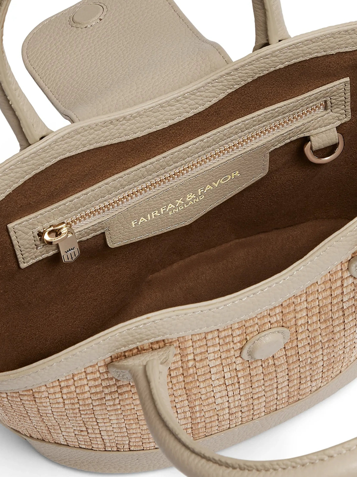 Mini Windsor Basket Bag - Stone Leather