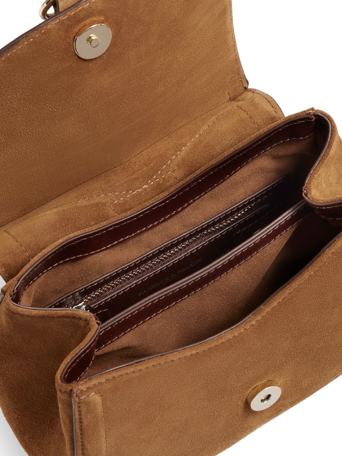 Langham Messenger Bag - Tan Suede