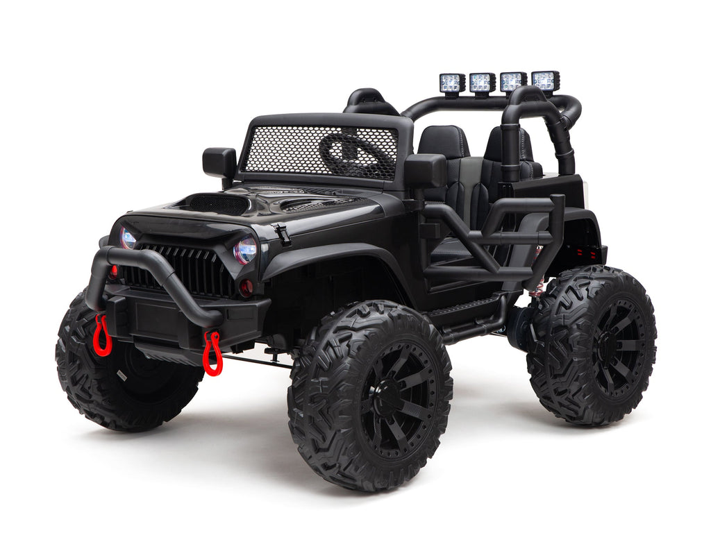 Nighthawk Kids 24V Battery Operated Ride On Truck With Remote - Black