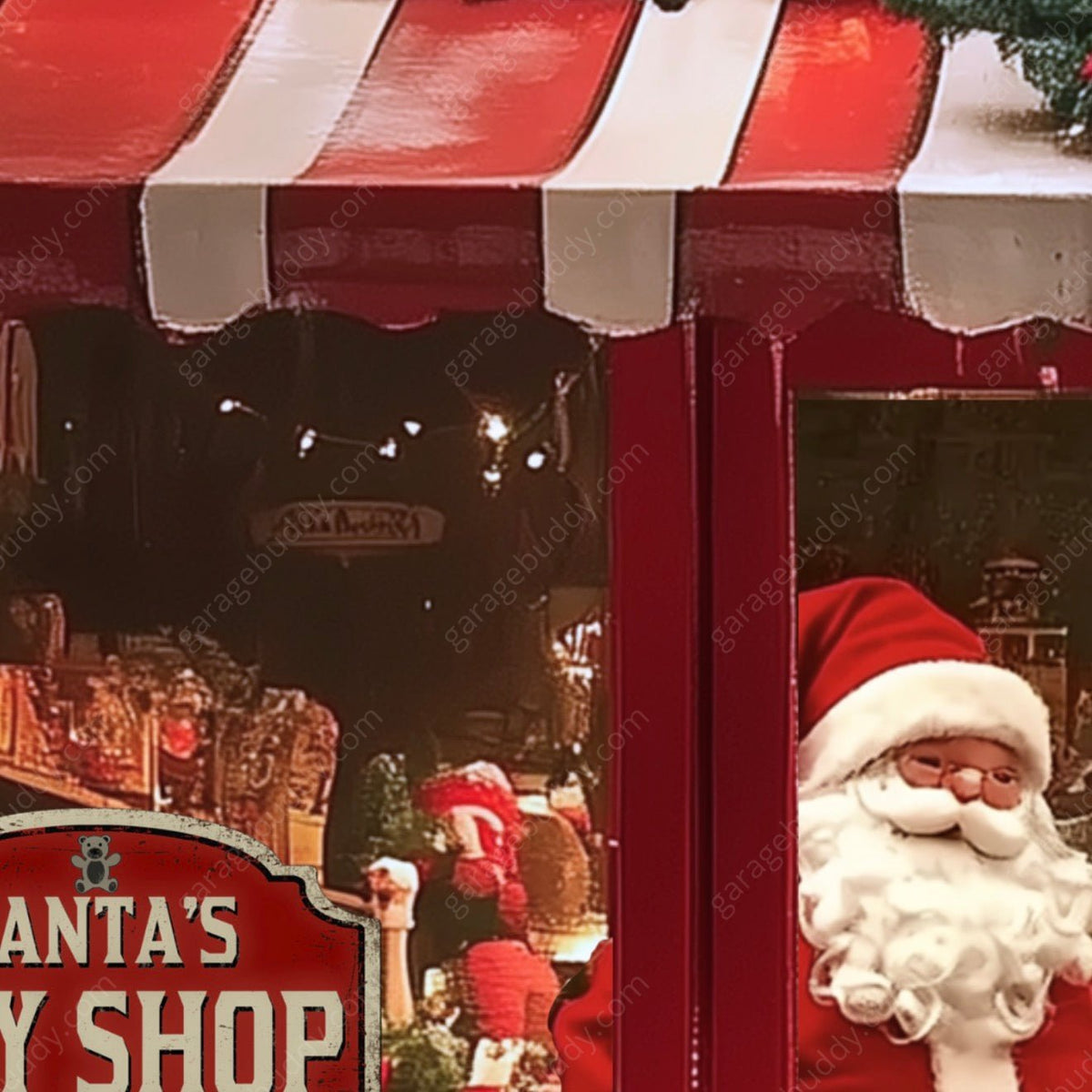 Santa's Toy Shop | Christmas Garage Door Cover