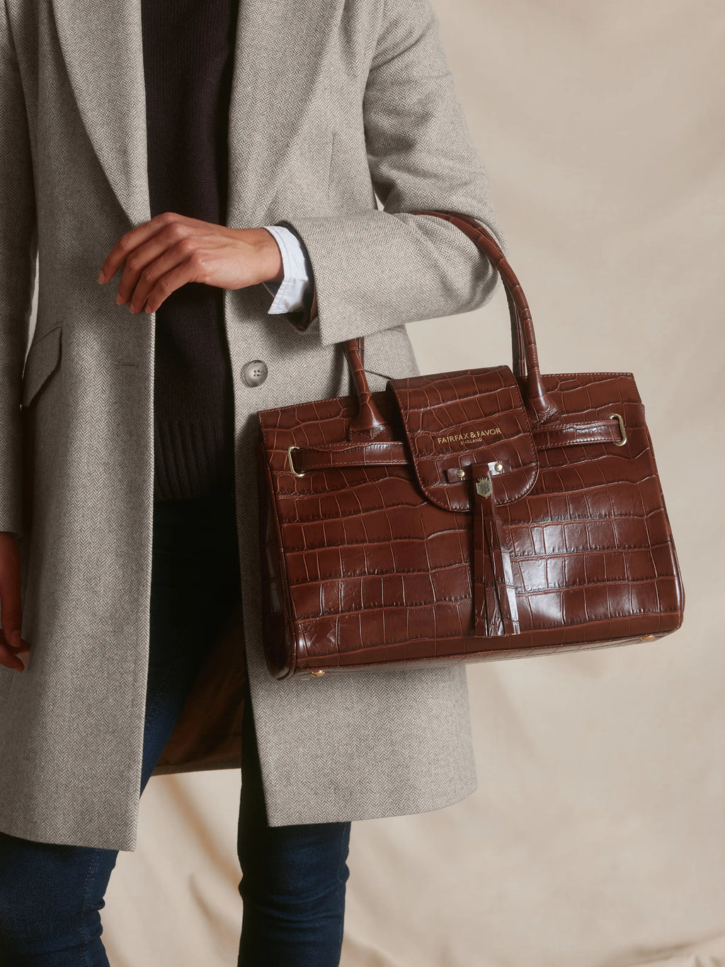 Windsor Handbag - Conker Leather