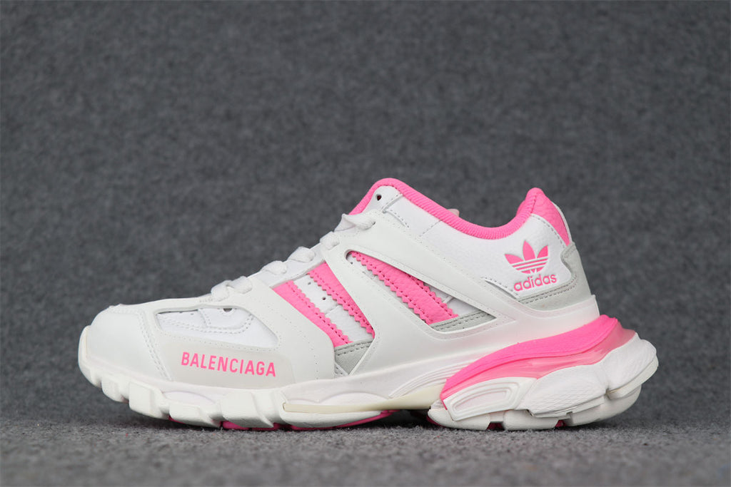 Balenciaga Wmns Track Sneaker 'White Fluo Pink'